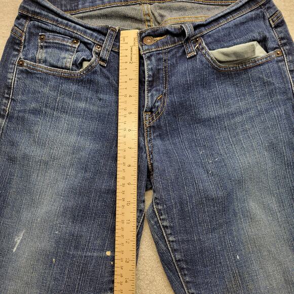 Levi Strauss & Co 520 Curvy Bootcut Jeans Women's Size Medium Dark Blue - Picture 5 of 9